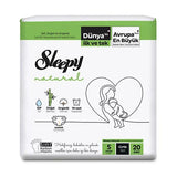 Sleepy Baby - Eco-Friendly Bamboo Diapers, Size 2, Jumbo Pack of 42