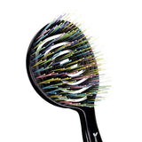 Nascita Pro Three-Dimensional Oval Hair Brush with GemTips Technology - Gentle Detangling, Anti-Static, Hair Care