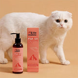 Kito Fish Oil Shedding Support Supplement for Cats & Dogs 200 ml