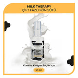 Morfose Milk Therapy: Hair Heat Protectant & Styling - Amino Acid & Milk Protein Damage Repair, Dual Phase Conditioner, 1.69 fl oz