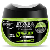 Hobby Style & Protect Wet Look Strong Hold Hair Gel 400 ml