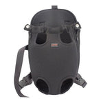 Lepus Space Dog Front Carrier Mesh Travel Bag Black X-Small