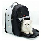 Lepus Astronaut Pet Carrier for Cats and Small Dogs Grey