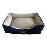 Lepus Dolce Premium Pet Bed Soft Baby Face Fabric Blue Small