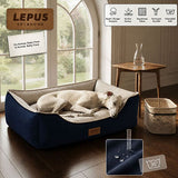 Lepus Dolce Premium Pet Bed Soft Baby Face Fabric Blue Small