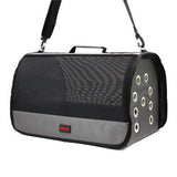 Lepus Mesh Pet Carrier Bag Breathable Grey 28x45x28 cm