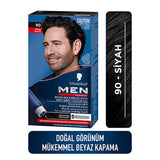 Men Perfect Hair Dye - Quick & Easy Application for Natural Look - Men's Hair Color, Gray Coverage