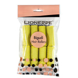 Lionesse Yellow Hair Rollers for Natural Volume 8-Pack