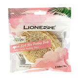 Lionesse Natural Loofah Exfoliating Face Discs 3-Pack