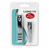 Lionesse 5106 Nail Clipper Set for Clean Grooming 2-Piece