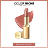 L'Oreal Paris Color Riche Satin Lipstick 520 Nude Defiant