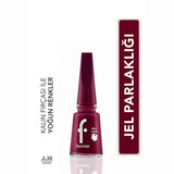 Flormar JL38 Sangria Jelly Look Nail Polish: Intense Color, High Shine, & Long Lasting Gel Effect