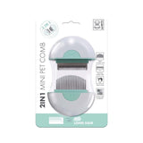 M-Pets 2-in-1 Long Hair Deshedding and Massage Tool 9cm