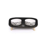 M-Pets Altitude Urban Style Elevated Pet Bowl Set 450 ml