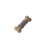 M-Pets Chewood Bone Dog Toy Durable Pine & Rubber Small
