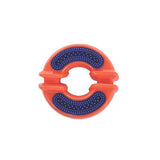 M-Pets Dental Squeaky Ring Dog Toy with Textured Surface 4.2in