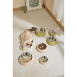 M-Pets Eco Bamboo Dog & Cat Bowl Green 600 ml