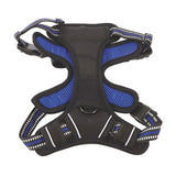 M-Pets Hiking Reflective Dog Harness Blue Medium 40-75 cm