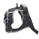 M-Pets Hiking Reflective Dog Harness Black XL 50-110cm