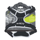M-Pets Hiking Reflective Soft Dog Harness Black Large