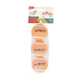 M-Pets Hop Tennis Ball Dog Toy Durable Orange 3-Pack 6.4cm