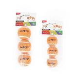 M-Pets Hop Tennis Ball Dog Toy Durable Orange 3-Pack 6.4cm