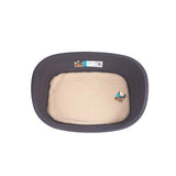 M-Pets Java Plastic Dog Bed with Cushion Large 80x57x25 cm