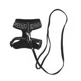 M-Pets Letsgo Cat Harness and Leash Set Black 30-42 cm