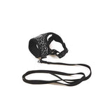 M-Pets Letsgo Cat Harness and Leash Set Black 30-42 cm