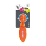 M-Pets Meteor Rubber Ball Dog Toy Durable Orange & Blue 25cm