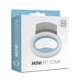 M-Pets Mini Blue Soft Tooth Pet Comb for Gentle Grooming 9x8.5cm