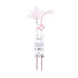 M-Pets Mooncat Interactive Feather Wand Set Pink 2-Pack 40cm