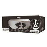 M-Pets Oliver Ceramic Dog Bowl Hygienic Feeding Dish 550 ml