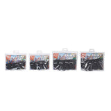 M-Pets Rainy Day Waterproof Dog Boots Black X-Small 2.6x3.5 cm