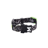 M-Pets Urban Style Freestyle Dog Collar Black & White Medium