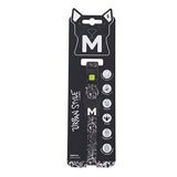 M-Pets Urban Style Freestyle Dog Collar Black & White Small