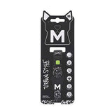 M-Pets Urban Style Freestyle Dog Collar Black & White XS