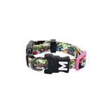 M-Pets Urban Style Graffiti Adjustable Dog Collar Large 38-66cm