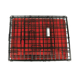 M-Pets Voyager 2-Door Dog Crate Secure Lock Red Large 91cm