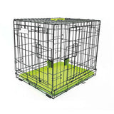 M-Pets Voyager 2-Door Dog Crate Secure Lock Green 30x19x21in