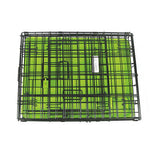 M-Pets Voyager 2-Door Dog Crate Secure Lock Green 30x19x21in