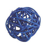 M-Pets Rattan Ball Cat Toy with Bell for Active Play 4cm