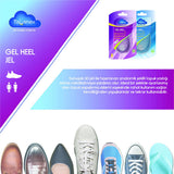 Tabanex Heel Pads/Inserts for Comfortable Footwear - Soft 3D Gel, Reusable Adhesive