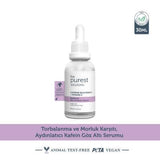 The Purest Solutions Radiance Eye Contour Serum 30ml - Anti-Aging Eye Care with Caffeine & Vitamin C