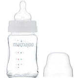 Mamajoo Anti-Colic Glass Baby Bottle with Nipple 180ml