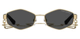 Marc Jacobs 496/S Grey Lens Women's Sunglasses 55mm