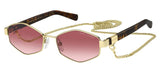 Marc Jacobs 496/S Pink Women's Designer Sunglasses 55mm