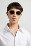 Marc Jacobs Shiny Black Women's Sunglasses 55mm