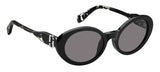 Marc Jacobs Marc 792/F/S Grey Square Women's Sunglasses 53mm