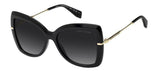 Marc Jacobs 881/S Women's Square Sunglasses Black 56mm